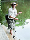 Loosing a fly to a Tarpon.