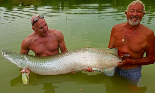 John Wilson with a nice Arapaima.