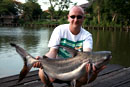 Lee with another Giant Catfish