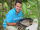 Fishing in Par Lai Lake for Giant Gourami.