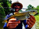 Mahseer on lure from Khao Sok National Park.