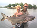 Young angler with Catfish.