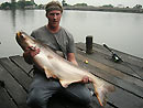 Daniel with a Catfish.