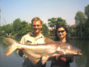 Giant Mekong Catfish in Bangkok.