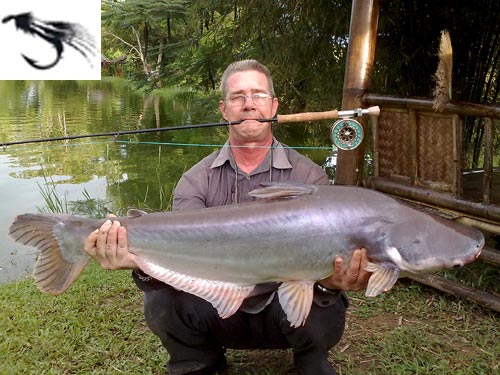 Fly-fishing at Phuket Fishing Park.