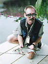 Tarpon on fly in Phuket.