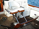 Fighting chair on MV Gecko.