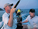 Giant Trevally from the dinghy.