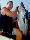 Dave with a Dogtooth Tuna.