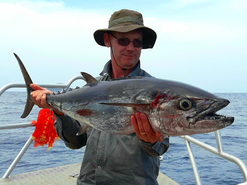 Dogtooth Tuna jigging from Khao Lak.