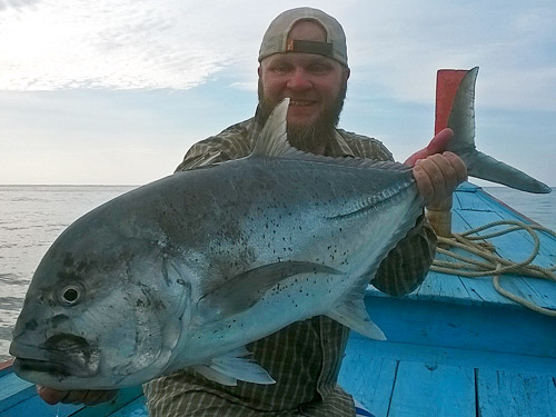 GT fishing from Khao Lak.