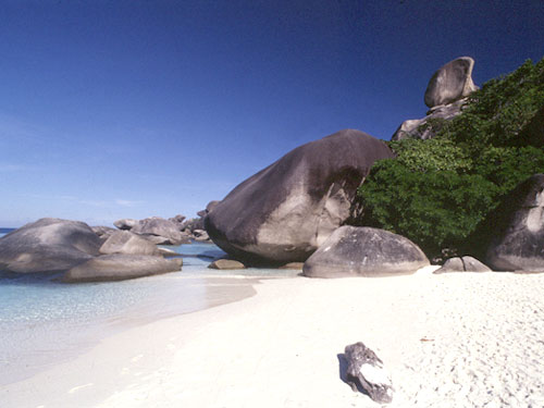 Island No.8 at the Similans - Thailand.