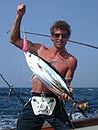 Skipjack Tuna on lure.