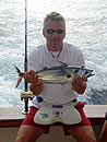 Henrik and a Skipjack Tuna.