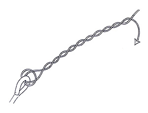 Braid Ring Knot Step 3