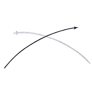 Double Four Fold Blood Knot Step 1