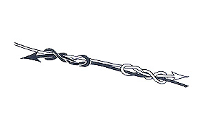 Double Uni Knot Step 5