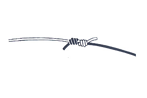 Double Uni Knot Step 6