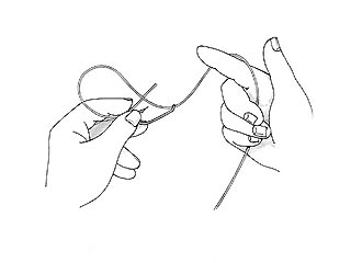 Penny Knot Step 1