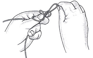 Thumb Knot Step 5