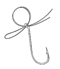 Triple Palomar Knot Step 1