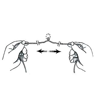 Twisted Dropper Loop Step 2
